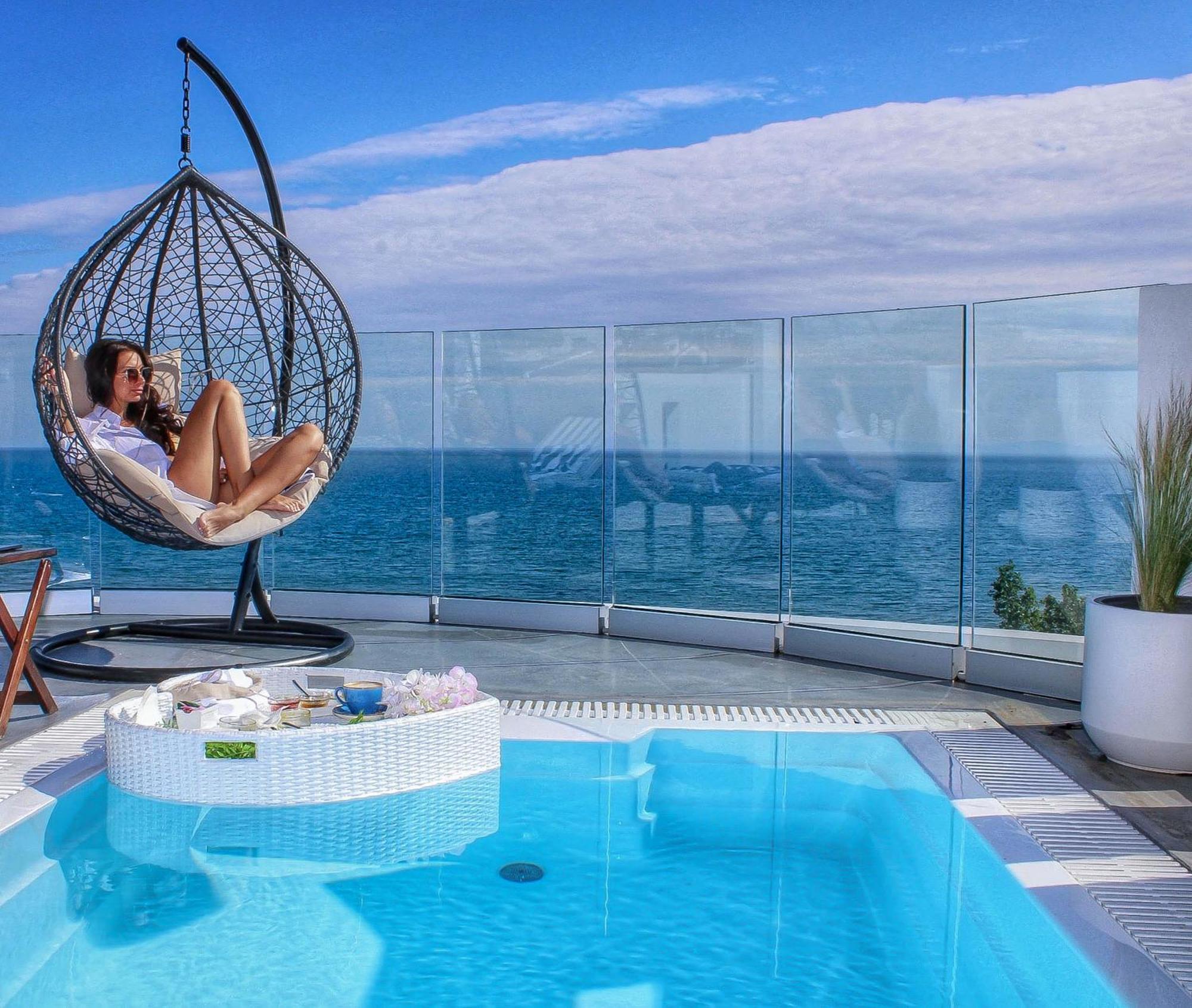 Panorama Suites & Spa - Adults Only Stómion المظهر الخارجي الصورة